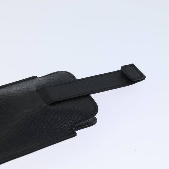 PRADA Safiano leather iPhone Case Black 2ARD62 Auth ac2881 - Picture 10 of 16